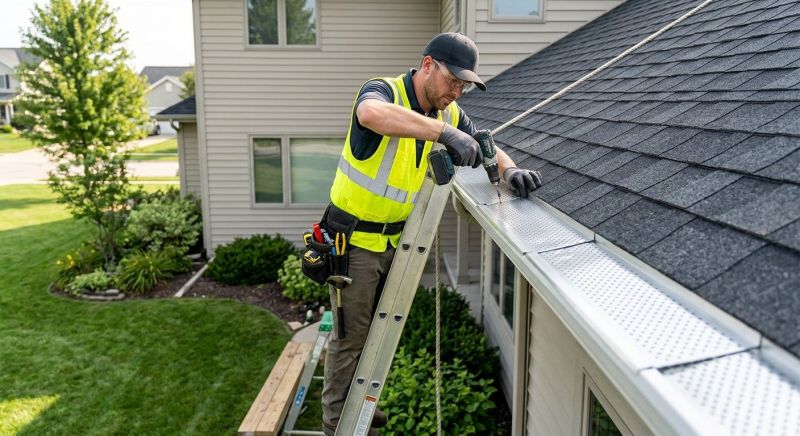 Gutter Cap Installation in Redmond, WA