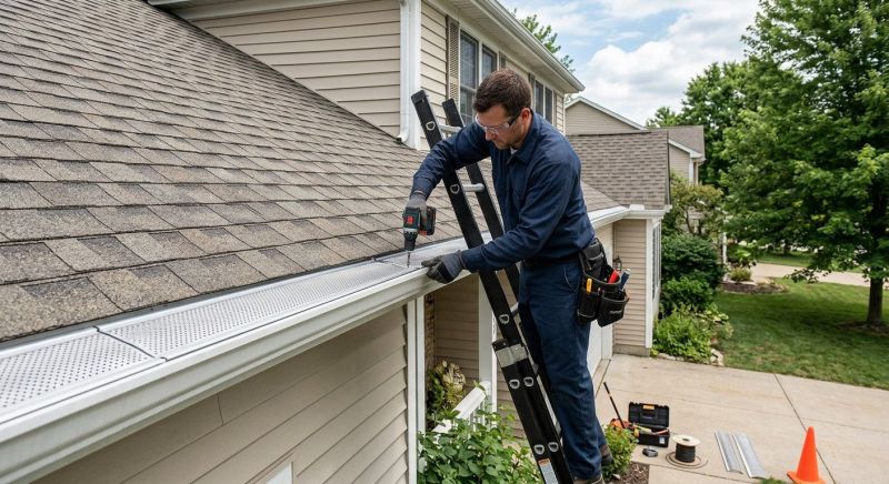 Gutter Filter Installation in Roseville, CA