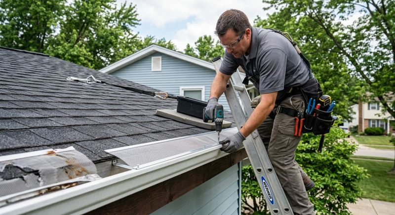 Gutter Screen Repair in Roseville, CA