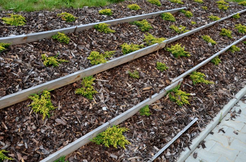 Leaf Barrier Installation in Garden